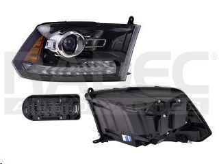 FARO DG RAM PU 16-19 C/LUPA FONDO NEGRO C/FOCO DEPO DER