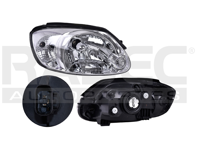 FARO DG VERNA 04-06 C/CUARTO BLANCO P/FOCO HALOGENO S/FOCO DEPO DER