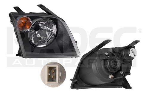 [019-1208-04] FARO FD ECOSPORT 04-07 MANUAL P/FOCO HALOGENO C/CUARTO AMBAR S/FOCO DEPO DER