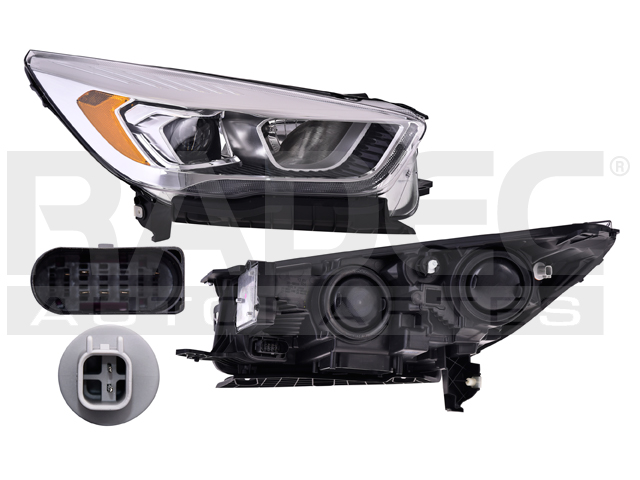 FARO FD ESCAPE 17-19 FONDO CROMADO C/LUZ