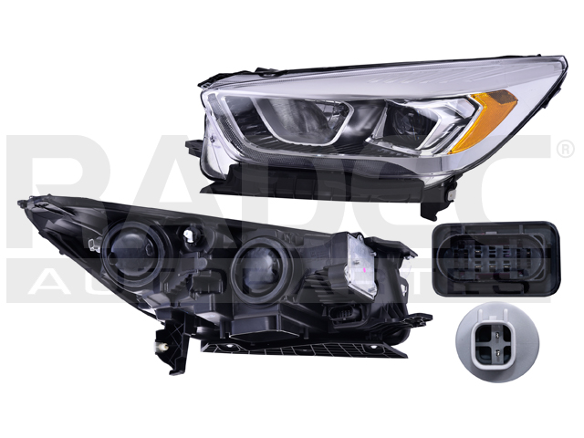 FARO FD ESCAPE 17-19 FONDO CROMADO C/LUZ