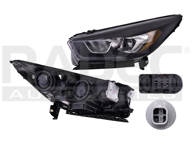 FARO FD ESCAPE 17-19 FONDO NEGRO C/LUZ DE DIA TYC IZQ