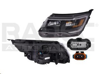 FARO FD EXPLORER SPORT 16-19 FONDO NEGRO P/FOCO XENON C/LUZ DE DIA S/FOCO DEPO IZQ