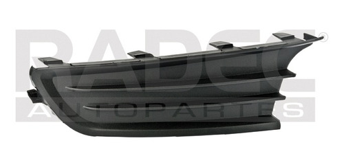 REJILLA FASCIA DELANTERA VW GOL 13-16 S/HOYO P/FARO ARG IZQ