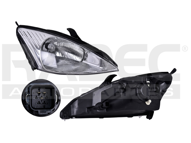 [019-1219-00] FARO FD FOCUS 00-02 FONDO CROMADO S/FOCO DEPO DER