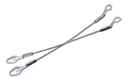 CABLES DE TAPA FD RANGER 83-92  JUEGO GENERICA Derecho/Izquierdo   