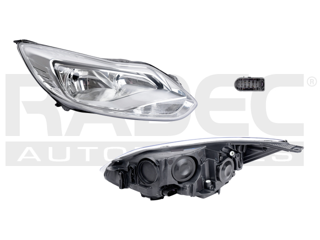 FARO FD FOCUS 14-15 FONDO CROMADO CUARTO