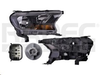 FARO FD RANGER 17-21 MANUAL/ELECTRICO FONDO NEGRO P/FOCO HB3 S/FOCO DEPO DER