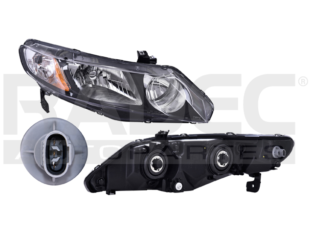 FARO HD CIVIC 06-11 4 PUERTAS HYBRID S/FOCO DEPO DER