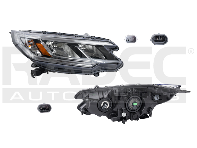 FARO HD CR-V LX 15-16 S/LUZ DE DIA C/FOCO DEPO DER