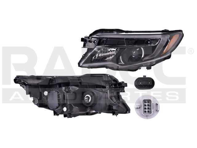 FARO HD PILOT 16-18 C/LEDS C/FOCO DEPO IZQ