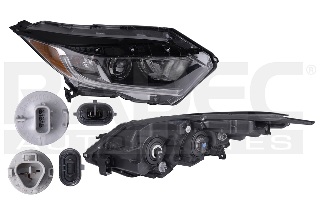 FARO HD HR-V 19-22 C/LUZ DE DIA C/FOCO DEPO DER