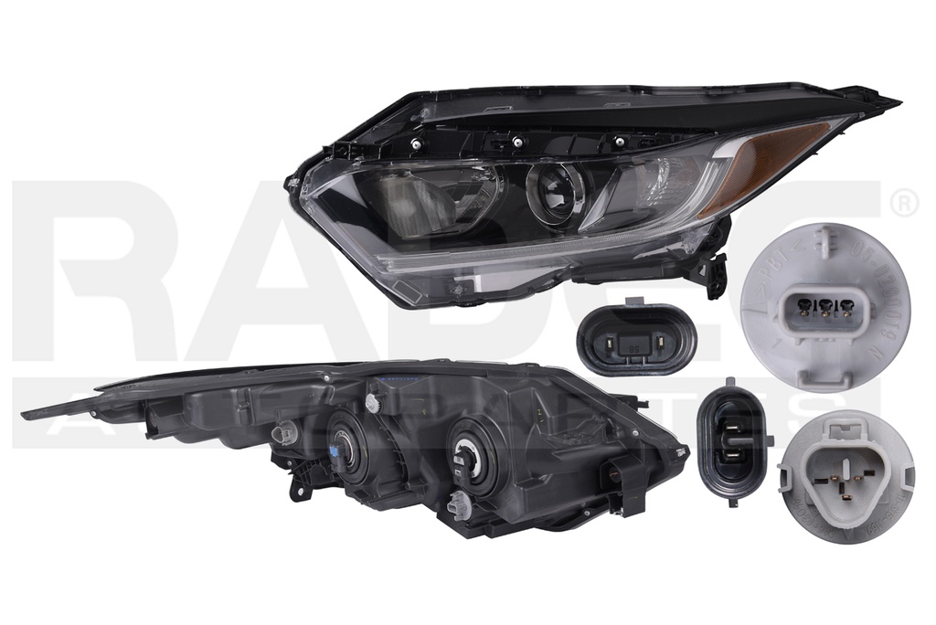 FARO HD HR-V 19-22 C/LUZ DE DIA C/FOCO DEPO IZQ
