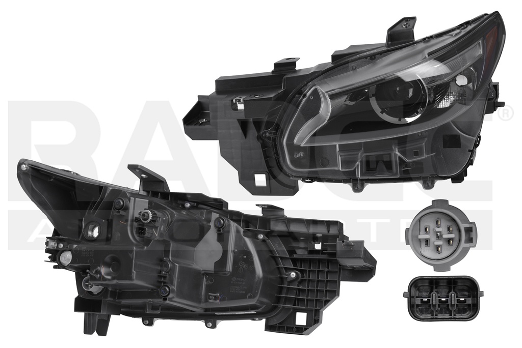 FARO MZ CX9 16-20 S/FUNCION DE LUCES ADAPTATIVAS S/FOCO DEPO IZQ