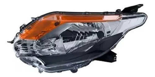 [019-2204-17] FARO MT L200 16-19 MANUAL/ELECTRICO FONDO NEGRO P/FOCO HALOGENO S/FOCO DEPO IZQ