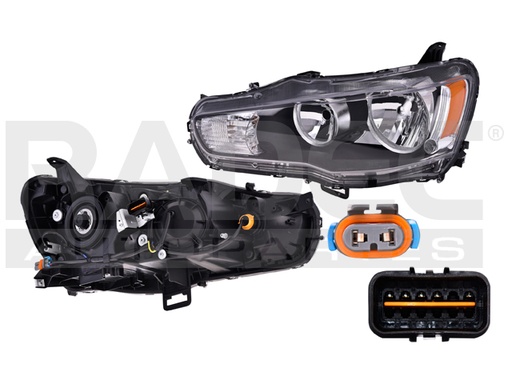 FARO MT LANCER 08-16 MANUAL P/FOCO HALOGENO S/FOCO DEPO IZQ