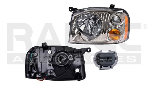 FARO NS FRONTIER SE/SC/SVE 01-04 MICA OBSCURA C/BASE S/FOCO DEPO IZQ