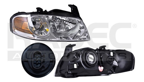 FARO NS SENTRA 04-06 NORMAL FONDO CROMADO S/FOCO DEPO DER