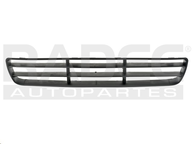 REJILLA FASCIA DELANTERA VW JETTA 99-07 (ARG) CENTRAL GL/GLS/GLX/TDI/VR6/SOCCER/EUROPA/COMFORTLINE L4/L5/V6 4/5/6 CILINDROS 1.8/1.9/2.0/2.5/2.8L 4 PUERTAS