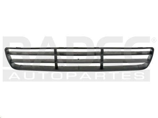 REJILLA FASCIA DELANTERA VW JETTA 99-07 (ARG) CENTRAL GL/GLS/GLX/TDI/VR6/SOCCER/EUROPA/COMFORTLINE L4/L5/V6 4/5/6 CILINDROS 1.8/1.9/2.0/2.5/2.8L 4 PUERTAS