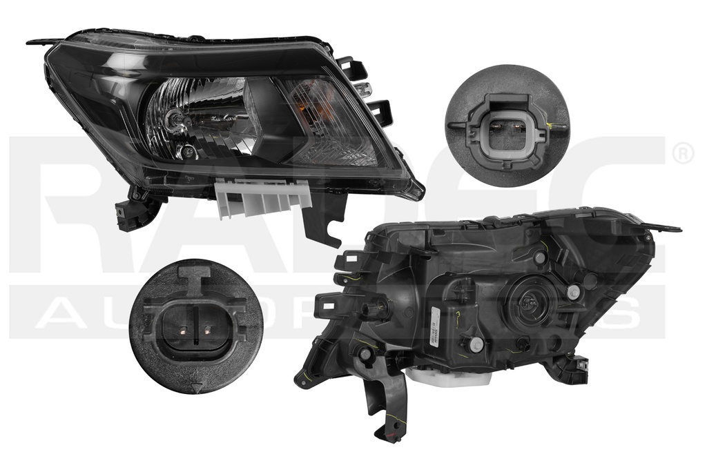 FARO NS NP300/FRONTIER 21-22 FONDO NEGRO ORIGINAL DER