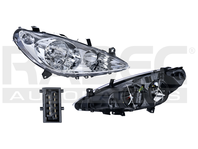 FARO PG 307 01-04 ELECTRICO C/MOTOR P/FOCO HALOGENO C/FARO DE NIEBLA S/FOCO DEPO DER