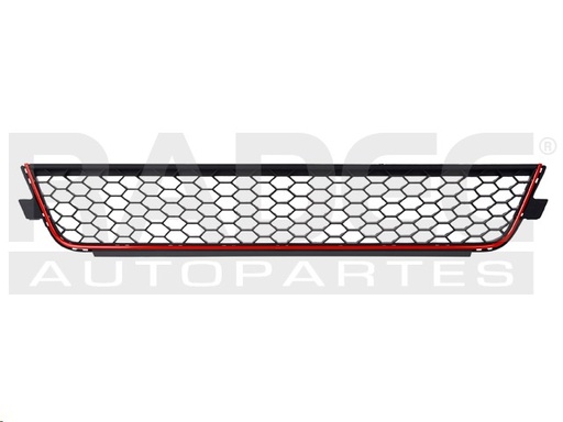 REJILLA FASCIA DELANTERA VW JETTA GLI 11-14 CENTRAL F/ROJO L4 4 CILINDROS 2.0L 4 PUERTAS IZQ