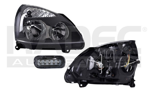 FARO RN CLIO 05-10 ELECTRICO FONDO GRIS P/FOCO HALOGENO S/FOCO DEPO DER