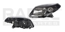 FARO RN SANDERO 10-11 MANUAL/ELECTRICO FONDO NEGRO P/FOCO HALOGENO S/FOCO DEPO IZQ