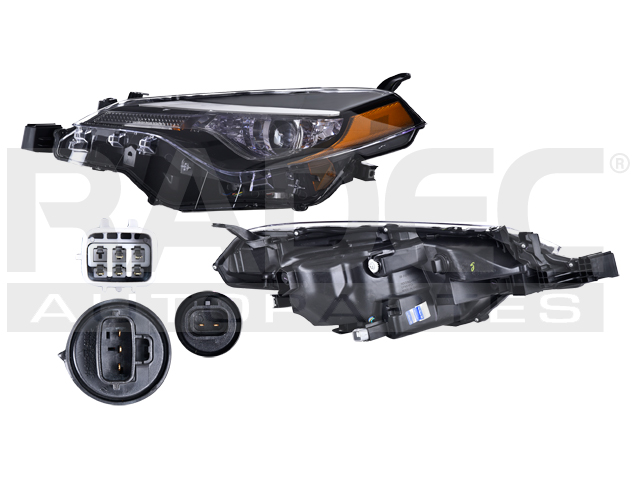 FARO TY COROLLA 17-18  BI LED C/LUZ DE DIA C/FOCO DEPO IZQ