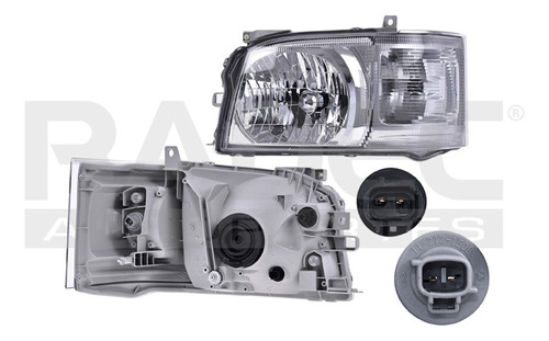 FARO TY HIACE 06-11 MANUAL/ELECTRICO P/FOCO HALOGENO S/FOCO DEPO IZQ