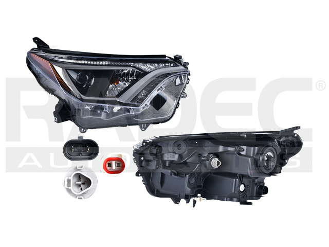 FARO TY RAV 4 16-18 FILO CROMADO P/FOCO HALOGENO C/FOCO DEPO DER