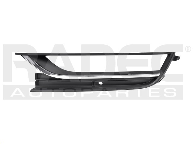 REJILLA FASCIA DELANTERA VW PASSAT 12-15 C/HOYO P/FARO F/CROMADO IZQ