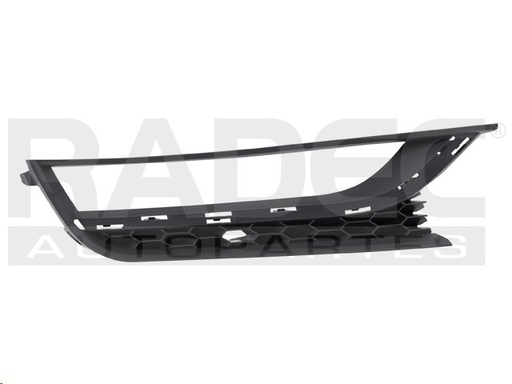 REJILLA FASCIA DELANTERA VW PASSAT 12-15 C/HOYO P/FARO S/MOLDURA DER