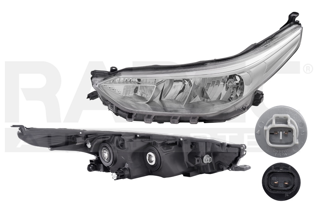 FARO TY YARIS 18-20 MANUAL/ELECTRICO 4 Y 5 PUERTAS S/FOCO DEPO IZQ