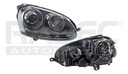 FARO VW BORA 05-10 C/LUPA FONDO NEGRO S/FOCO DEPO DER