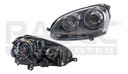 FARO VW BORA 05-10 C/LUPA FONDO NEGRO S/FOCO DEPO IZQ