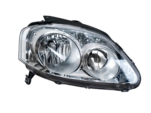 FARO VW CROSSFOX 07-09 MANUAL FONDO CROMADO DOBLE AS P/FOCO HALOGENO S/FOCO DEPO DER