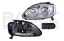 FARO VW CROSSFOX 07-09 MANUAL FONDO CROMADO DOBLE AS P/FOCO HALOGENO S/FOCO DEPO IZQ