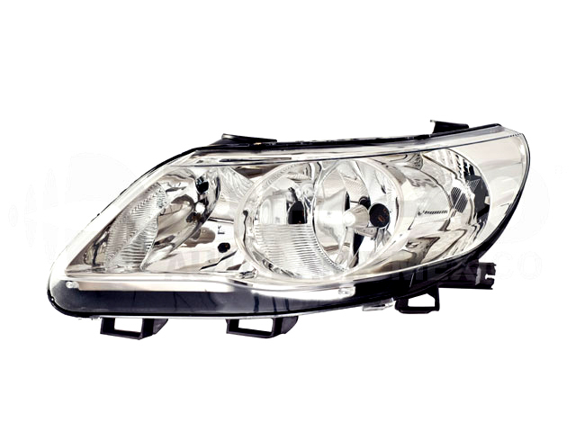 FARO VW GOL 09-13 MANUAL DOBLE AS FONDO CROMADO S/FOCO DEPO IZQ