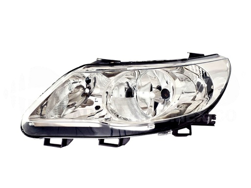 FARO VW GOL 09-13 MANUAL DOBLE AS FONDO CROMADO S/FOCO DEPO IZQ