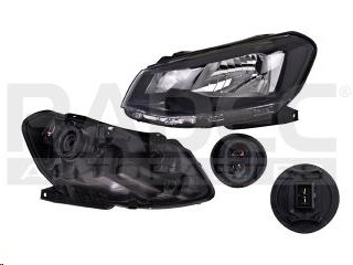 FARO VW GOL 17-18 FILO INTERIOR NEGRO S/FOCO DEPO IZQ