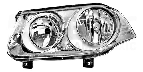 FARO VW JETTA 08-15 MANUAL FONDO CROMADO P/FOCO HALOGENO S/FOCO DEPO IZQ
