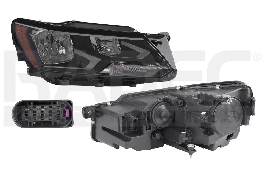 FARO VW PASSAT 16-19 C/FOCO HALOGENO DEPO DER