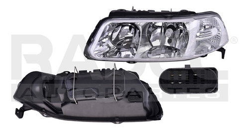 FARO VW POINTER GTI/SW 00-05 DOBLE AS FONDO CROMADO S/FOCO DEPO IZQ