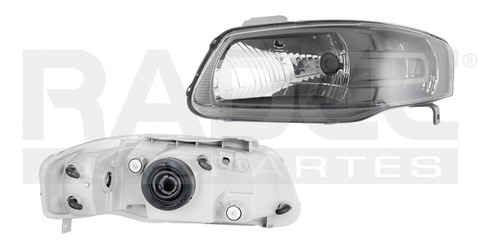 FARO VW POINTER 06-09 FONDO GRIS TYC IZQ