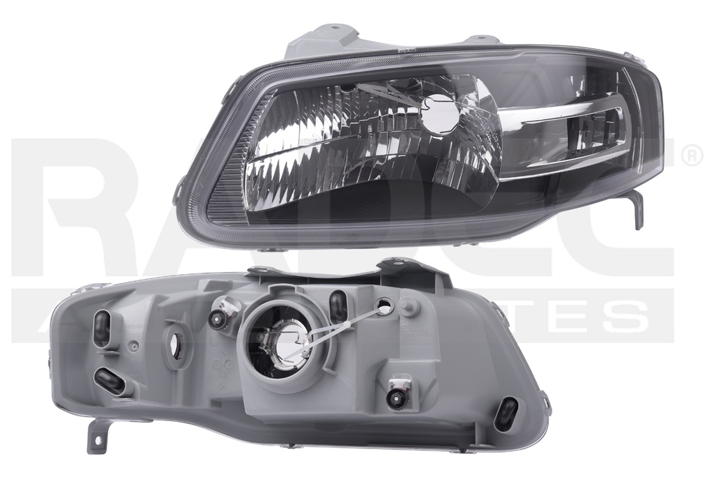 FARO VW POINTER 06-09 FONDO NEGRO S/FOCO DEPO IZQ