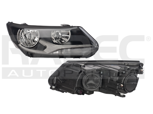 FARO VW TIGUAN 12-17 ELECTRICO C/MOTOR P/FOCO HALOGENO S/FOCO DEPO DER