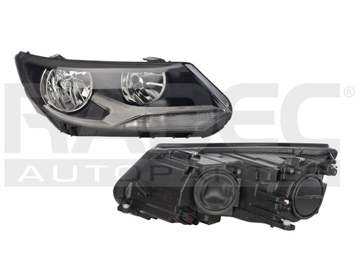 FARO VW TIGUAN 12-17 ELECTRICO C/MOTOR P/FOCO HALOGENO S/FOCO DEPO DER