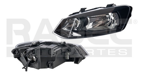 FARO VW VENTO 14-15 ELECTRICO C/MOTOR FONDO NEGRO UN AS S/FOCO DEPO IZQ